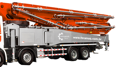 bomba de concreto lança Feramaq